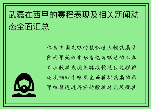 武磊在西甲的赛程表现及相关新闻动态全面汇总